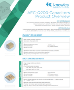 Knowles Capacitors overview