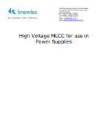 Knowles MLCC catalog